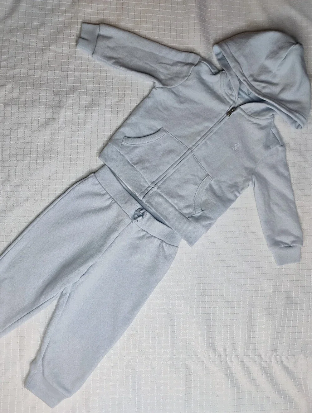 Ralph Lauren light blue hoodie and pants set